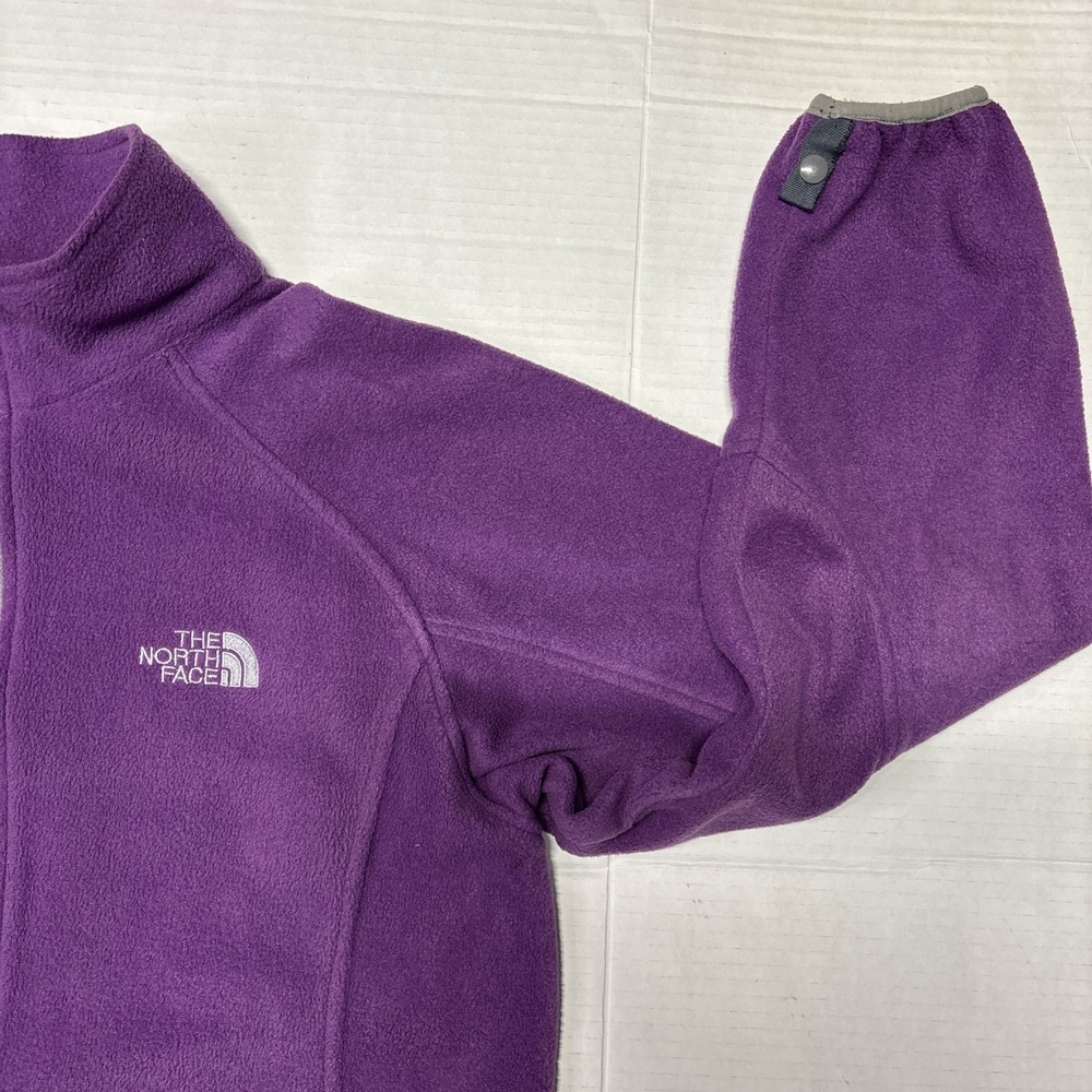 The North Face Summit Series Purple Fleece Full Zip Jacket Women's M Medium - Picture 3 of 11